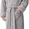 Men'S Fleece Robe, Long Hooded Turkish Bathrobe